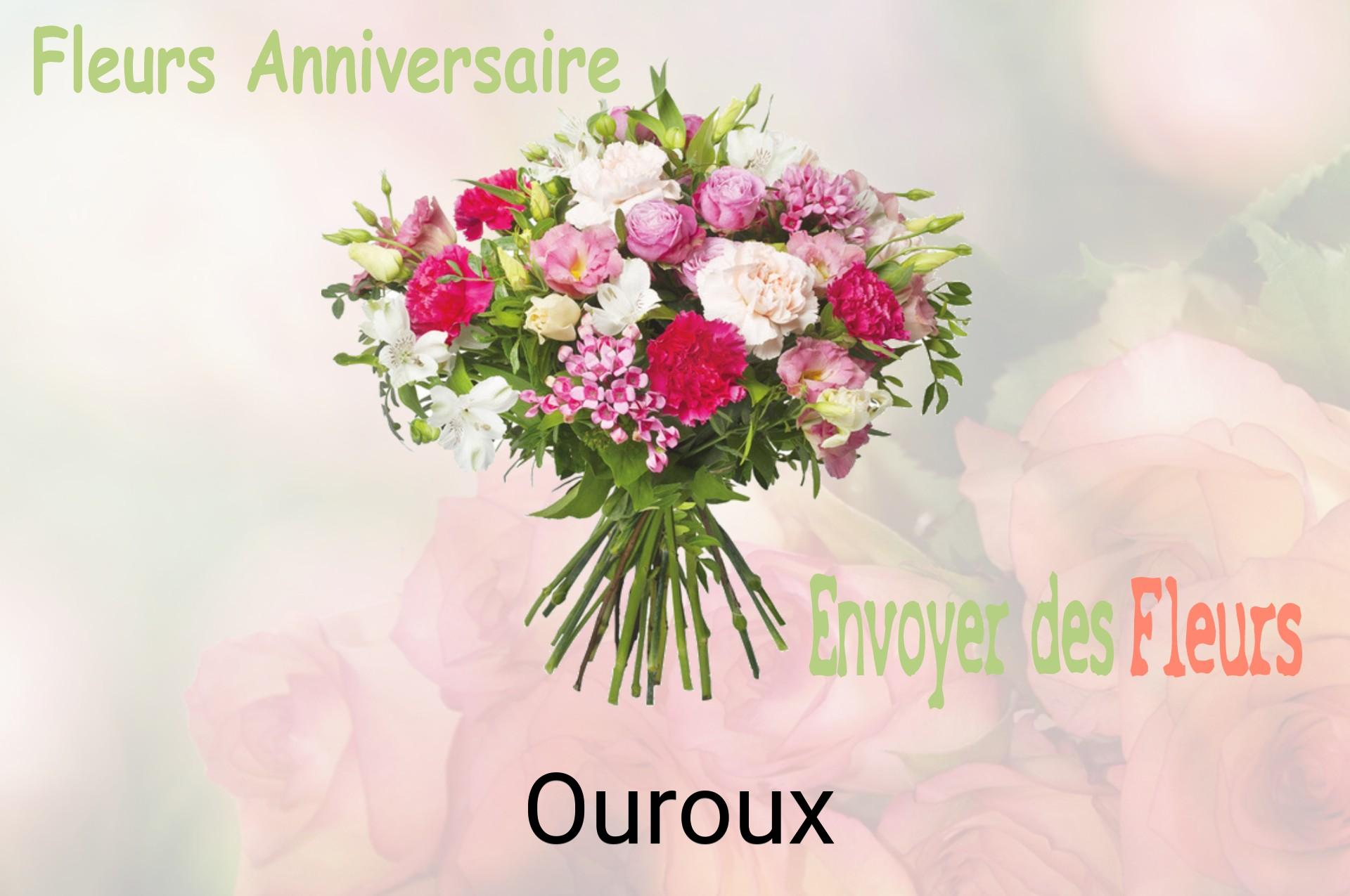 Bouquet de fleurs d’anniversaire livré à Ouroux